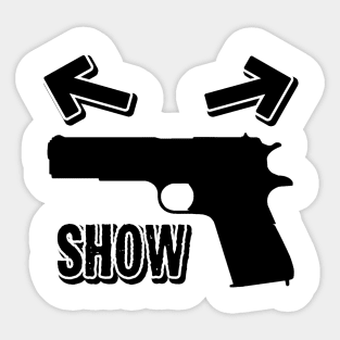 Gun Show Gym Rat Sticker